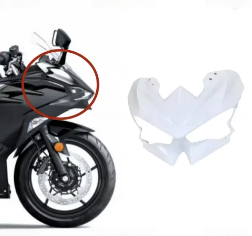 Motorcycle Accessories Front Nose Headlight Cover Fairing Fit For Kawasaki Ninja500 Ninja 500 2024-2025