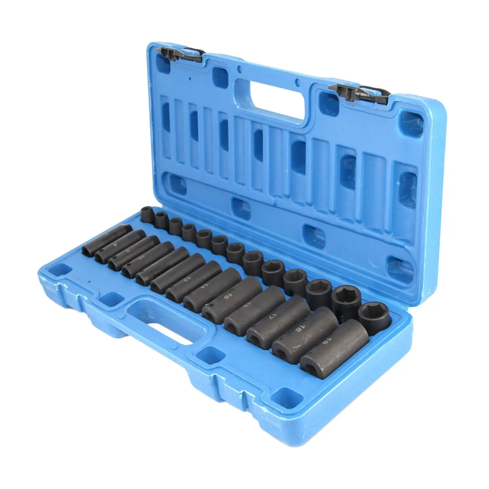 26Pcs 3/8inch Drive Impact Socket Set Metric Hand Tool Mechanics Engineers