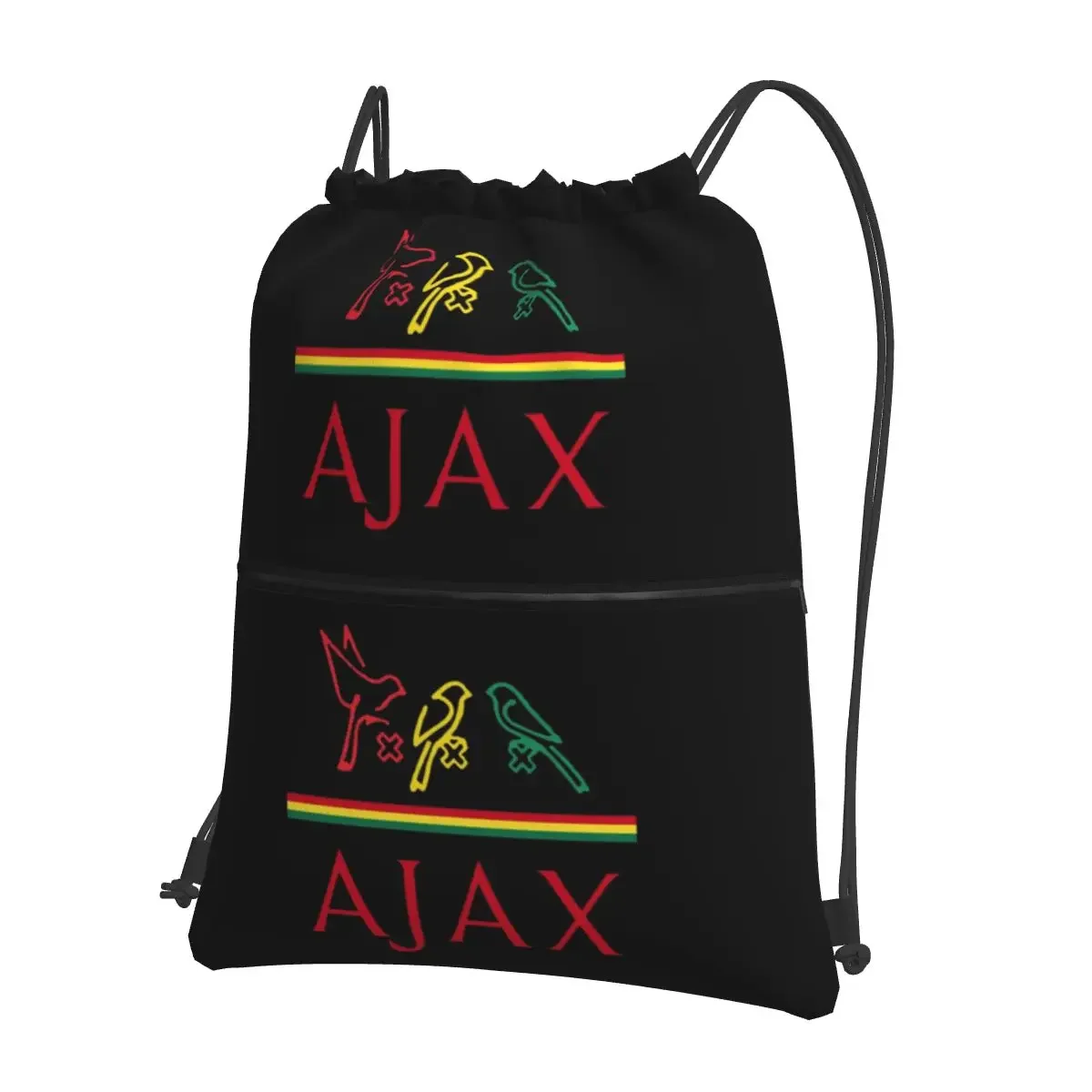 Ajax Bob Marley - Three Little Birds Portable Backpacks Drawstring Bag Fashion Drawstring Bundle Pocket Shoes Bags For School