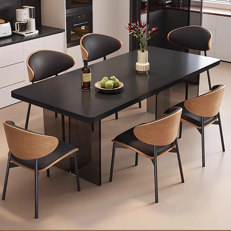

Unique Modern Dining Table Luxury Saving Minimalist Rectangular Acrylic Dining Table Chair Design Muebles Para Hogar Furniture