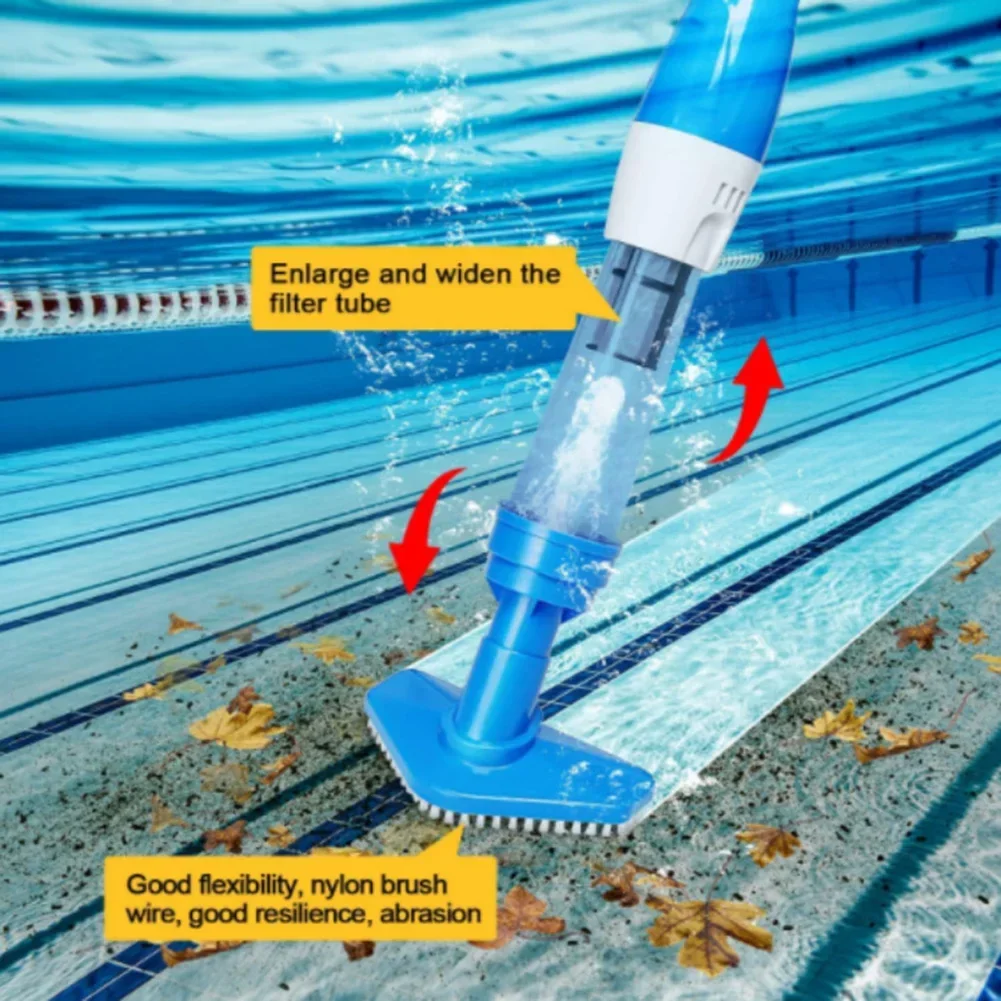 Efficient Cordless Pool Vacuum Rechargeable Handheld Cleaner For Spas Hot Tubs Cleaning Kit Clean Bottoms For Pool Filter