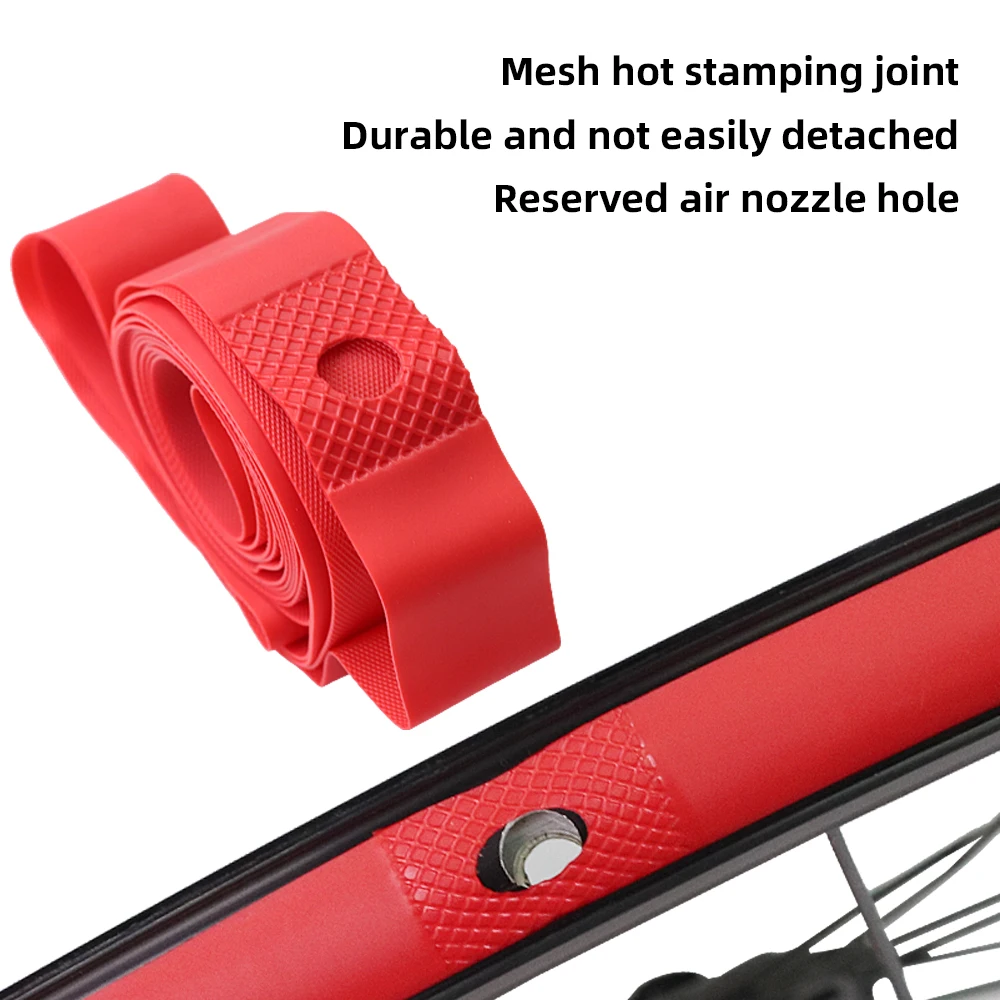 MOTSUV Bicycle Rim Strip Tire Liner Tube Protector PVC Rim Tape Road Cycling 700C26 27.5 29 inch Bike Fixed Belt Tyre Proof Tape