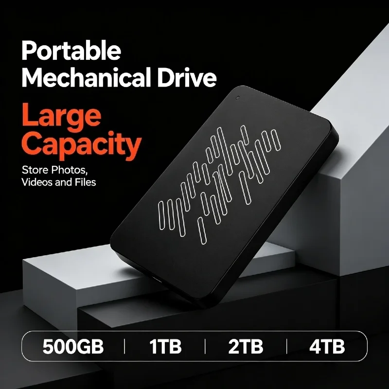 TOSHARA A3 550MB/s External Hard Drive 500GB 1TB 2TB 4TB for PC Laptop Mac Lightning Performance Rapid Load Max Plus