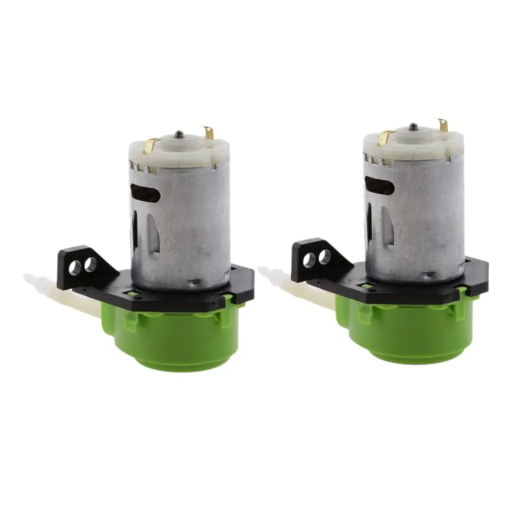 12V Lab Dosing Pump Peristaltic Head for Chemical Experiment Food Plant Water Dosing with Quick Release Buckle