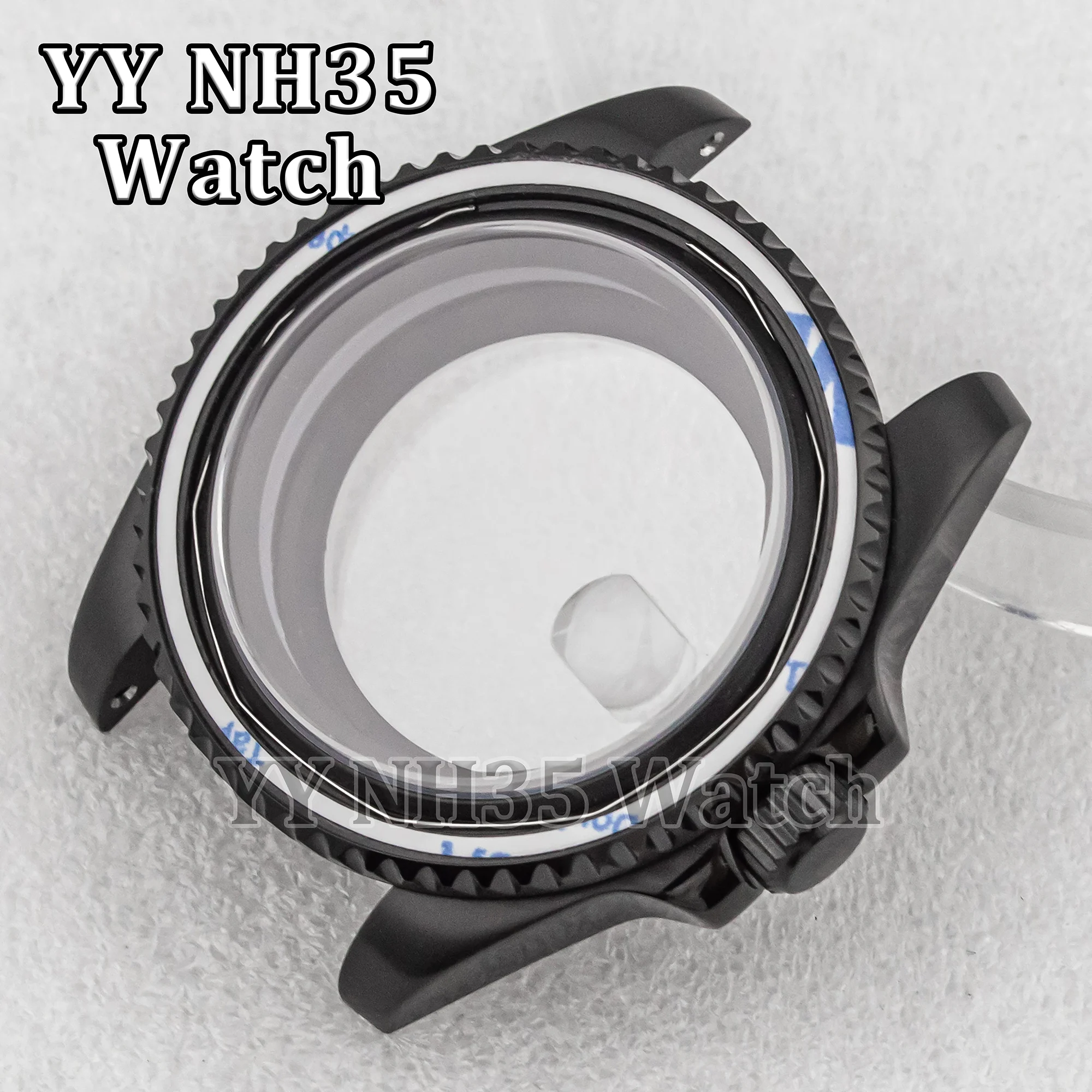 for SUB GMT Watches Watch Mod Parts NH35 Case Sapphire Glass 10ATM Waterproof 40mm Case fit NH34/NH35/NH36 Automatic Movement