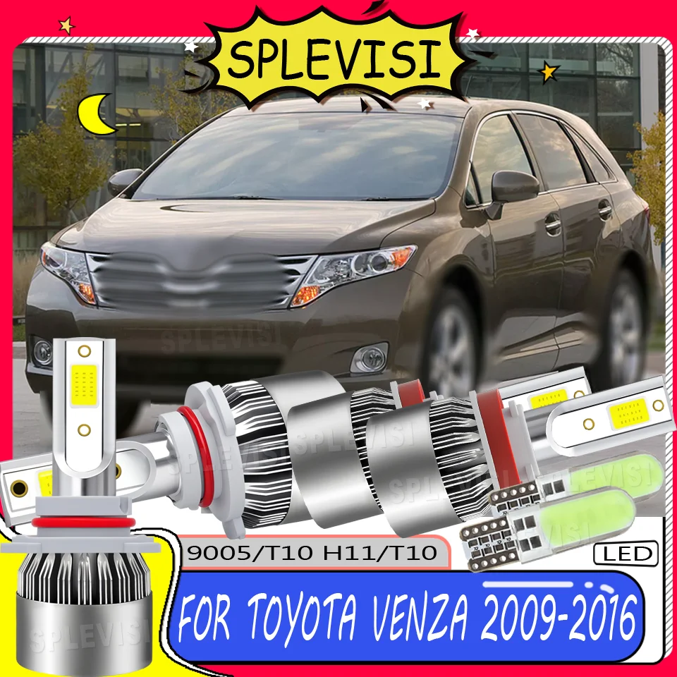 

Smooth Driving Effortless Setup reliable Headlight High Low Beam Bulbs For Toyota Venza 2009 2010 2011 2012 2013 2014 2015 2016