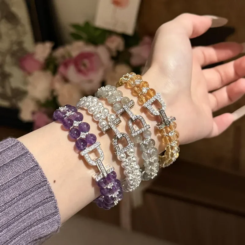 bracelet-en-cristal-de-tourmaline-grise-amethyste-naturelle-bracelet-simple-et-raffine-a-double-couche-avec-boucle-fer-a-cheval-pour