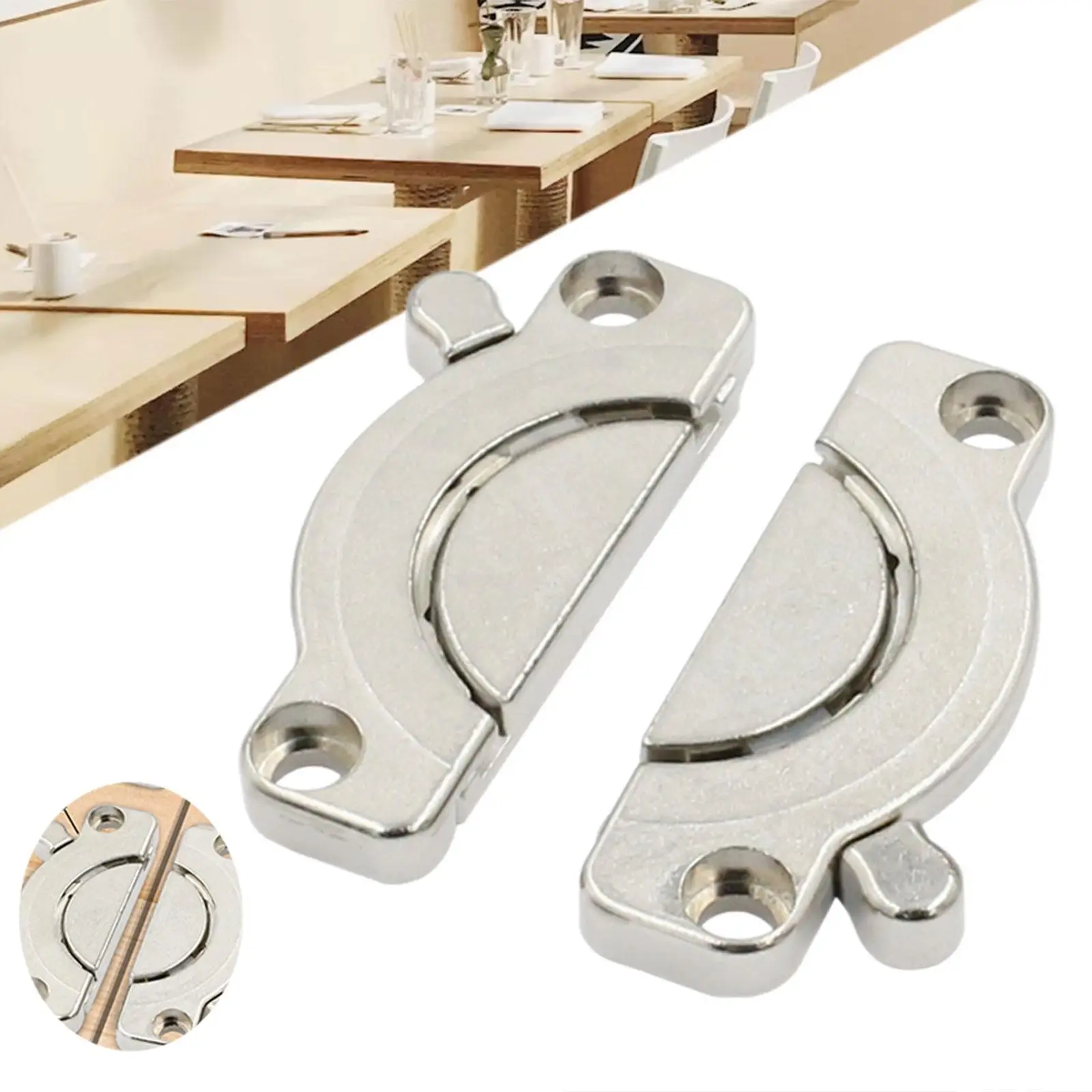 Furniture Hinges Table Locks Connectors Metal Lightweight Conference Table Assembly Fastener Tabletop Connector