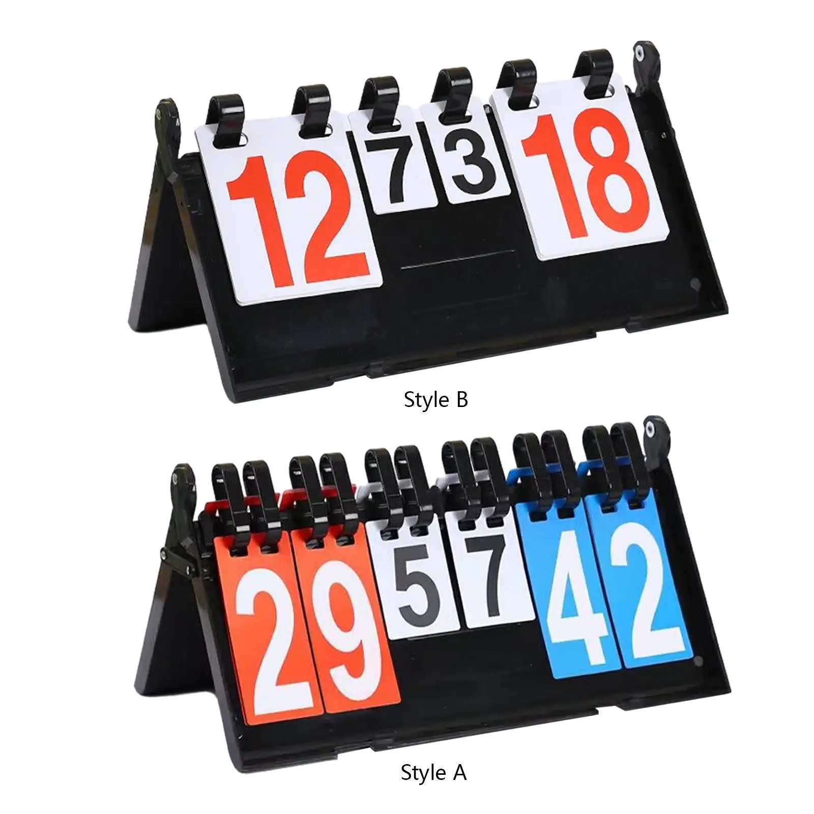 Score Card Foldable Professional Numbers Scoreboard Flip Score Board for