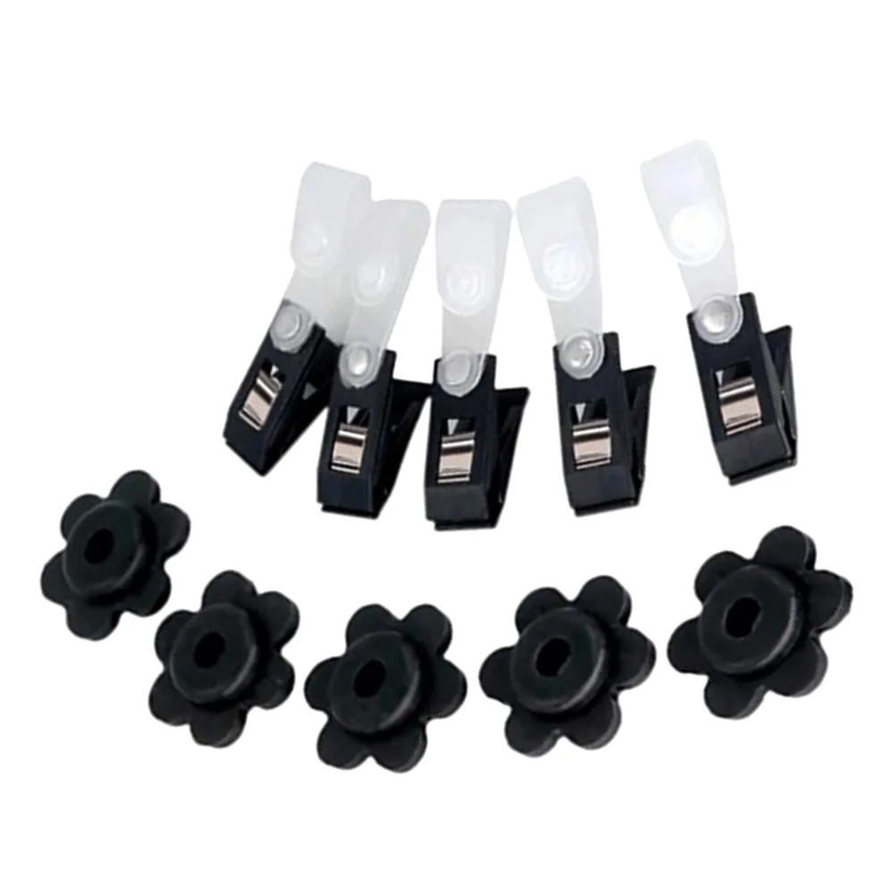 

1 set 1 Set Garden Clips Windproof Adjustable Stoppers Heavy Duty Flag Holder Outdoor Garden Accessories For Secure Flag Display