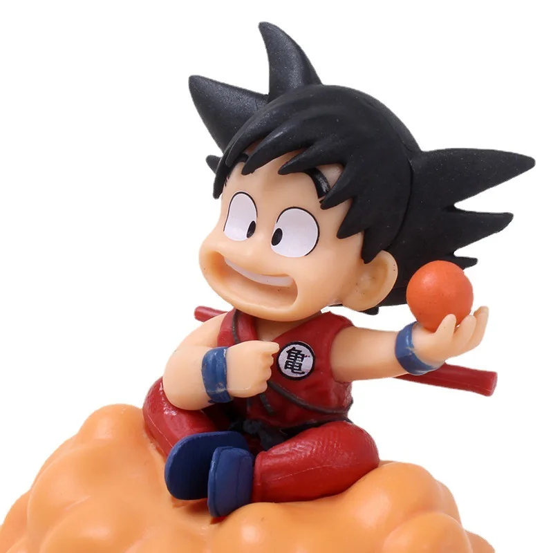 Dragon Ball Anime Figure Sun Goku Action Figure Young Flight Same Style Tendon Douyun PVC Statue Collection Model Kid Doll