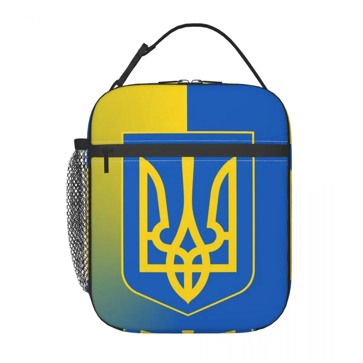 

Изолированная сумка для обеда с флагом Украины для женщин и детей, портативные коробки для еды, термосумка для обеда
