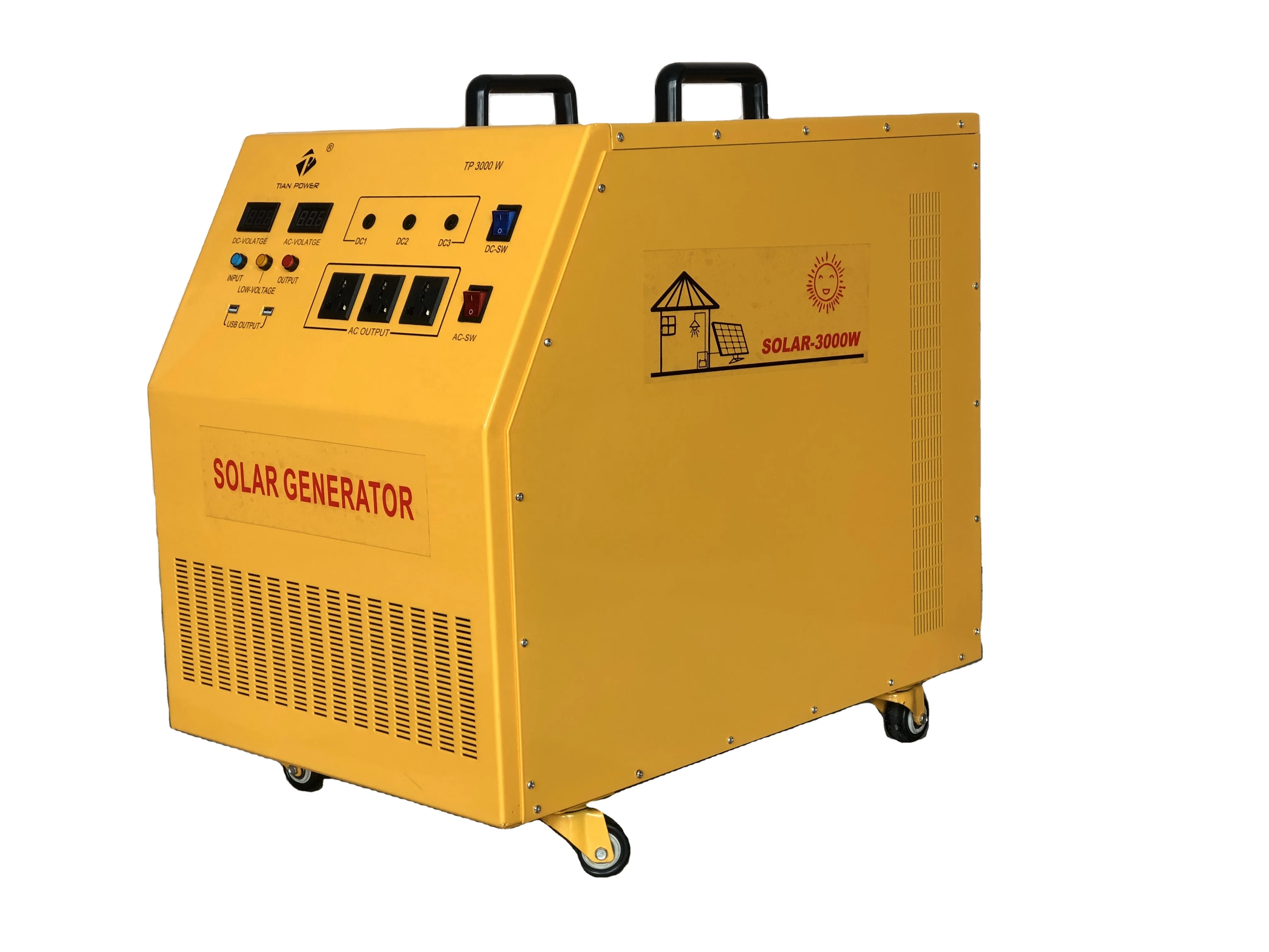 

Whole House 220V 2000W Portable Solar Generator Run Home Solar System