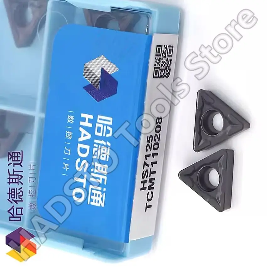 

TCMT110208 HS7125 HADSTO TCMT110208 TCMT11 CNC blade carbide inserts Turning inserts 10pcs/box