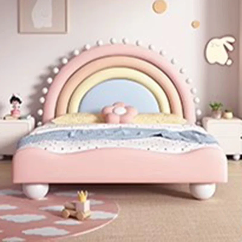 Portable Princess Bed Sleeping Safe Sun Beauty European Design Bed Double Luxury Bedroom Letto Matrimoniale Trendy Furniture