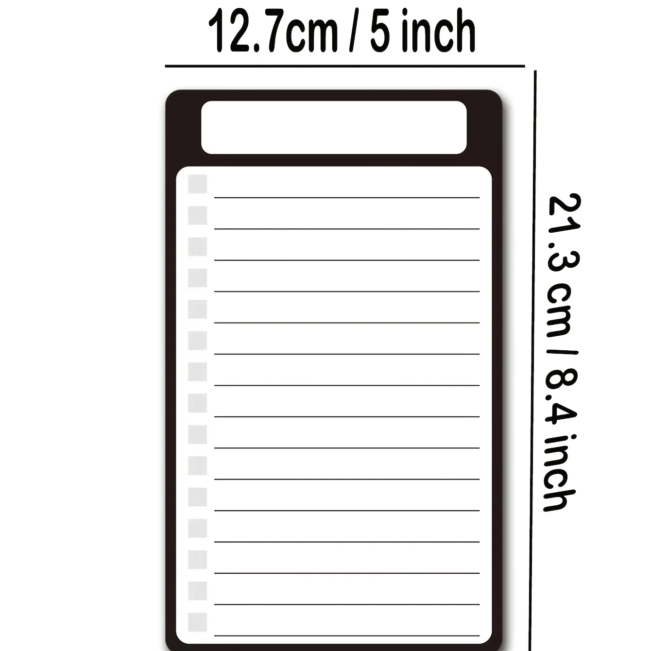 Magnetic Erasable Refrigerator Message Boards, 5pcs Set, Reusable Writing with Marker,Kitchen Shopping List Planner for Home Use view 5