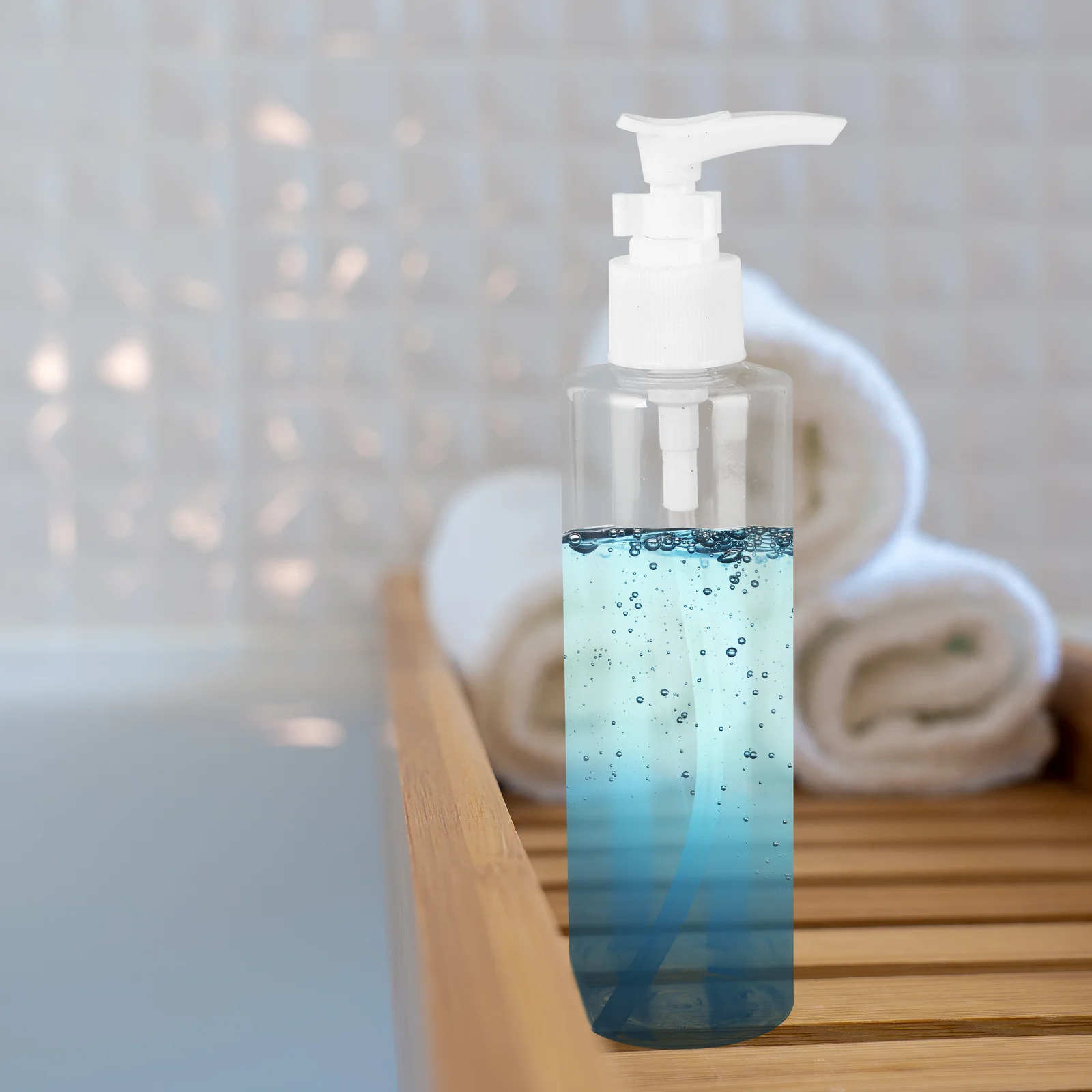 

10Pcs 200Ml Cleansing Oil Pump Bottles Durable Transparent Containers For Essential Oils Cosmetics Moisturizers