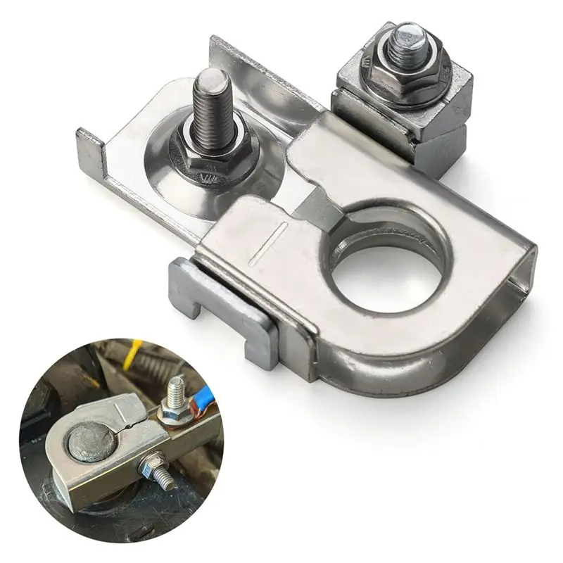A95E-Positive And Negative Battery Terminal Clamp For Ford F150 Edge Explorer Fusion Taurus Car Accessories