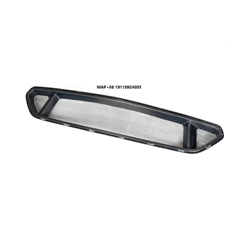 

Carbon Fiber Car Front Bumper Honey Mesh Grille Honeycomb Grills for Mustang 2015 2016 2017 Car Styling
