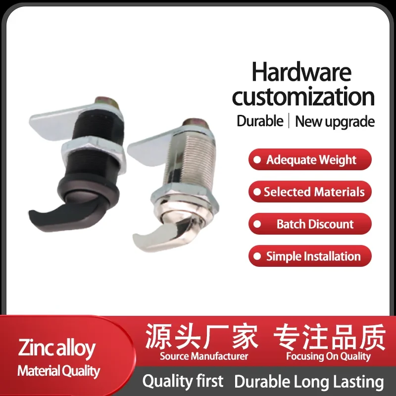 

Zinc Alloy Tongue Lock Used For Metal Cabinets In Industrial Machinery Distribution Boxes And Switch Cabinets