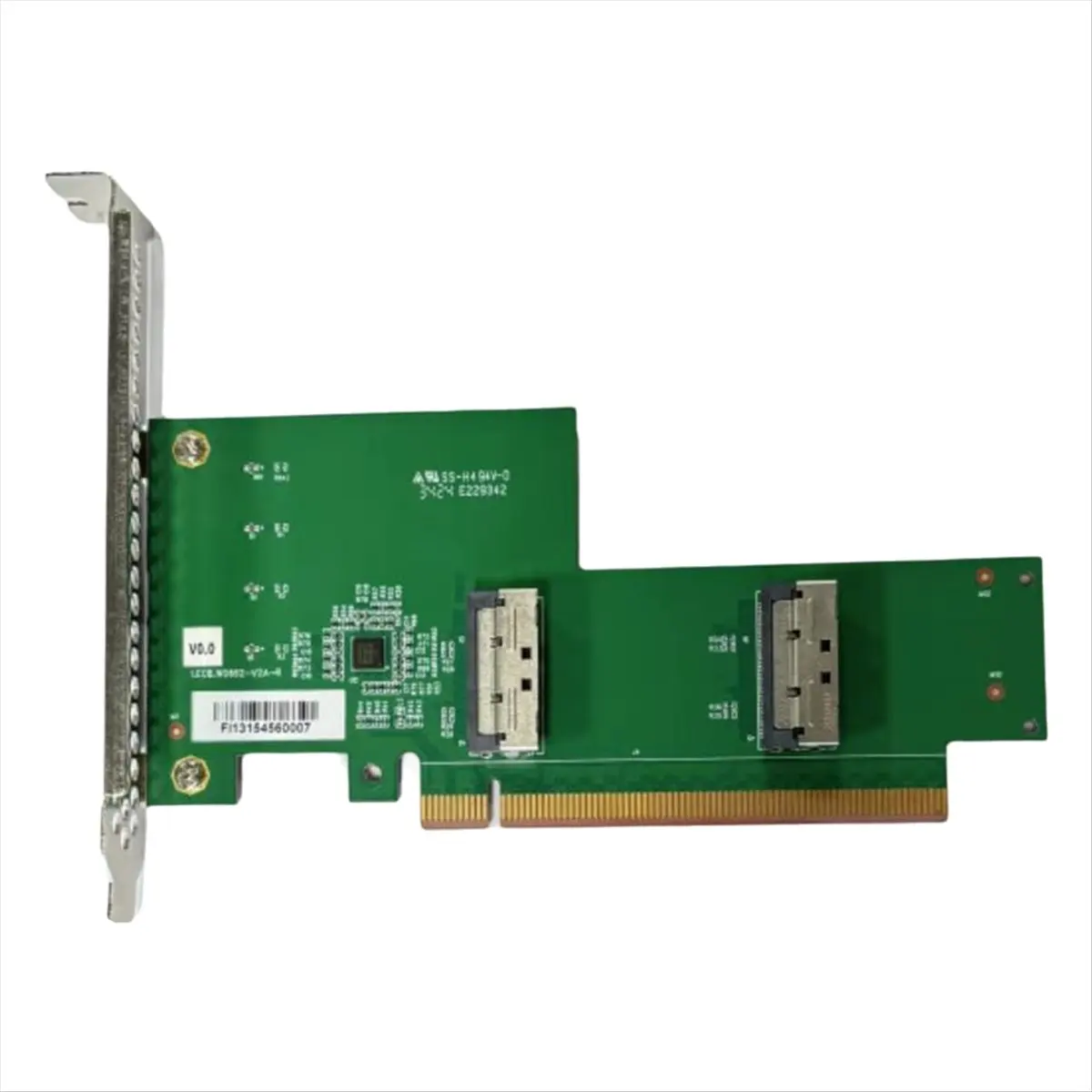 【POPULAR PICK】-PCIe 5.0 16x to MCIO Split Adapter Card GPU Graphics Card External GPU Expansion Adapter Extender for Server Moth