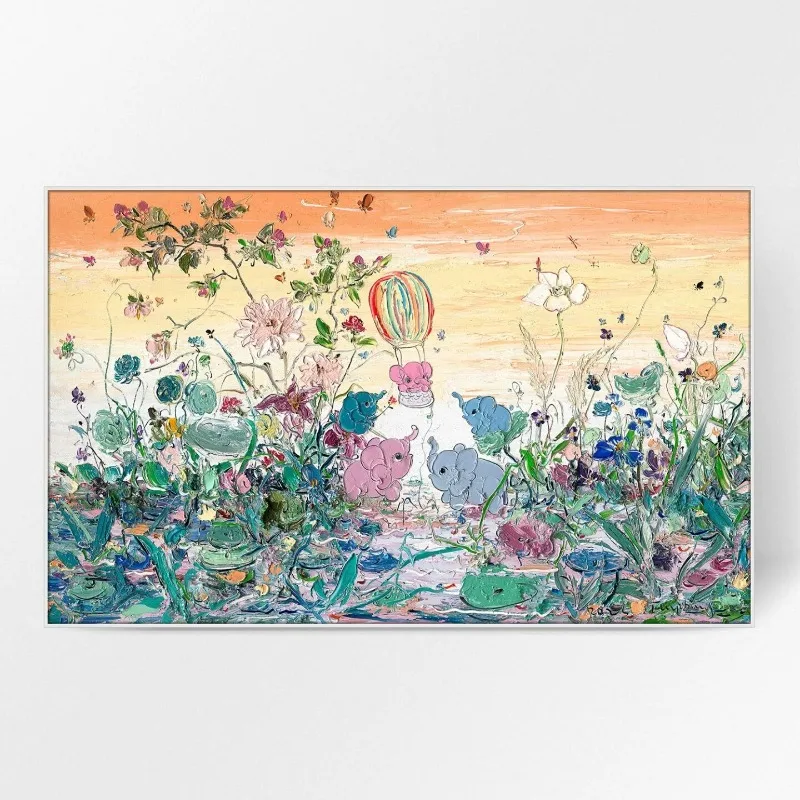 Three-dimensional printmaking, living room decorative painting, niche art painting, texture oil painting