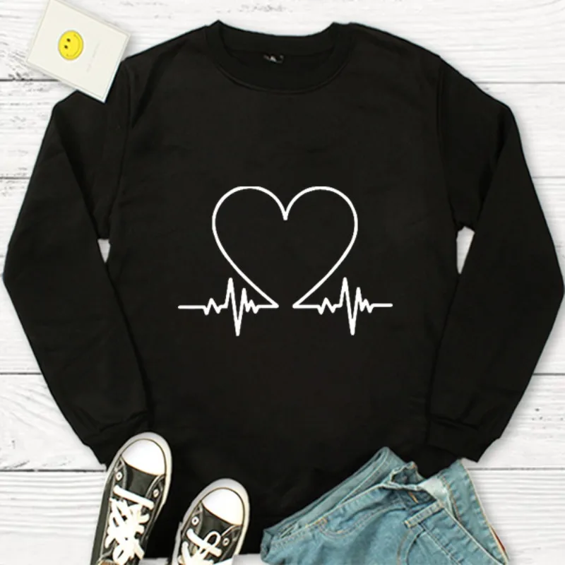 

Valentine's Day New Lovers Love Fashion Printed Hoodie for Men and Women Aesthetic Streetwear Women Sweatshirts