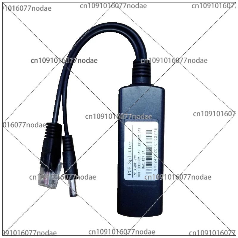 Standard POE Splitter Power Supply Module 48V 52V To 5V 9V 12V 18V 24V Gigabit POE Splitter