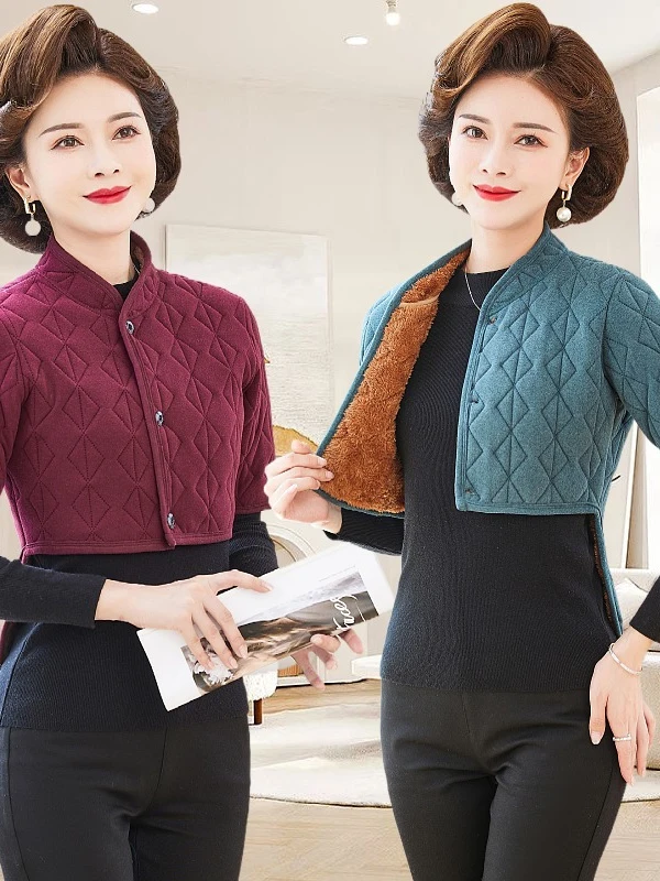 

Утепленный женский жилет из немецкого бархата для осени и зимы, с защитой плеч и талии, средней длины, от холода