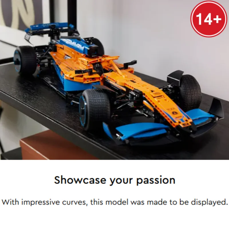 AUF LAGER Neue technische F1 Formel 1 Supercar 42141 Rennwagen Modell Bausteine Ziegel Spielzeug für