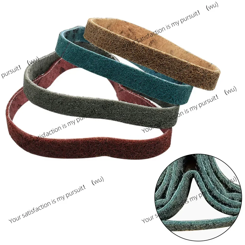 High Efficiency Nylon Sanding Belt 533*30 For Superior Abrasion Removal Stainless Steel Metal Striping Deburring Accessory