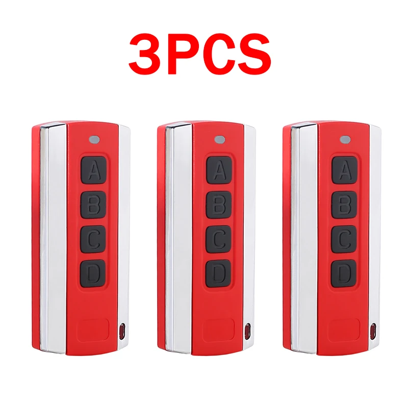 

3PCS PHOX2 Remote Control PHOX4 PHOENIX2 PHOENIX4 TXC TRC TRC4 TSC4 HANDY Garage Door Opener Clone 433.92MHz Rolling Code