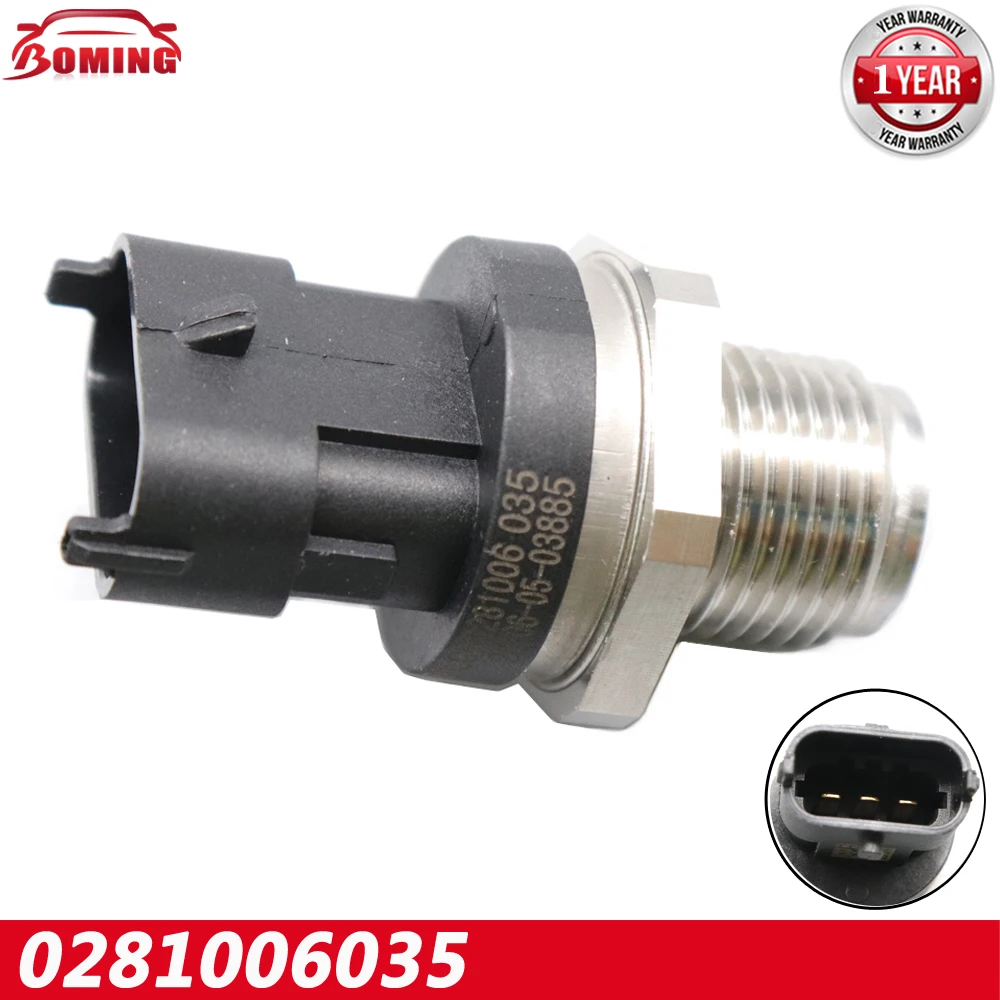 

Датчик давления трубки Common Rail топливной системы 0281006035 Для HYUNDAI Kia 0445214210 0445214211 0 281 006 035