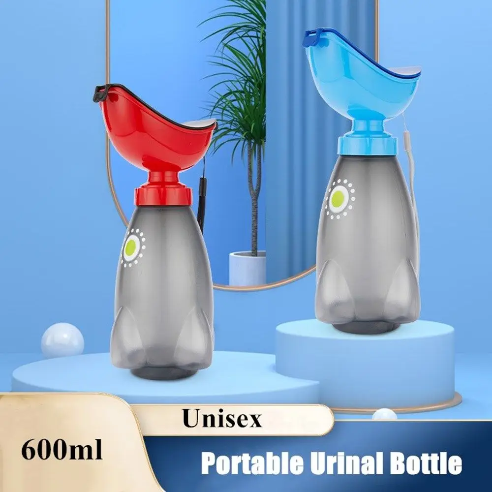 High Quality 600ML New Urinal Pee Funnel Toilet Aid Bottle Toilet Urgent Travel Outdoor Portable Urinal Bottle Unisex