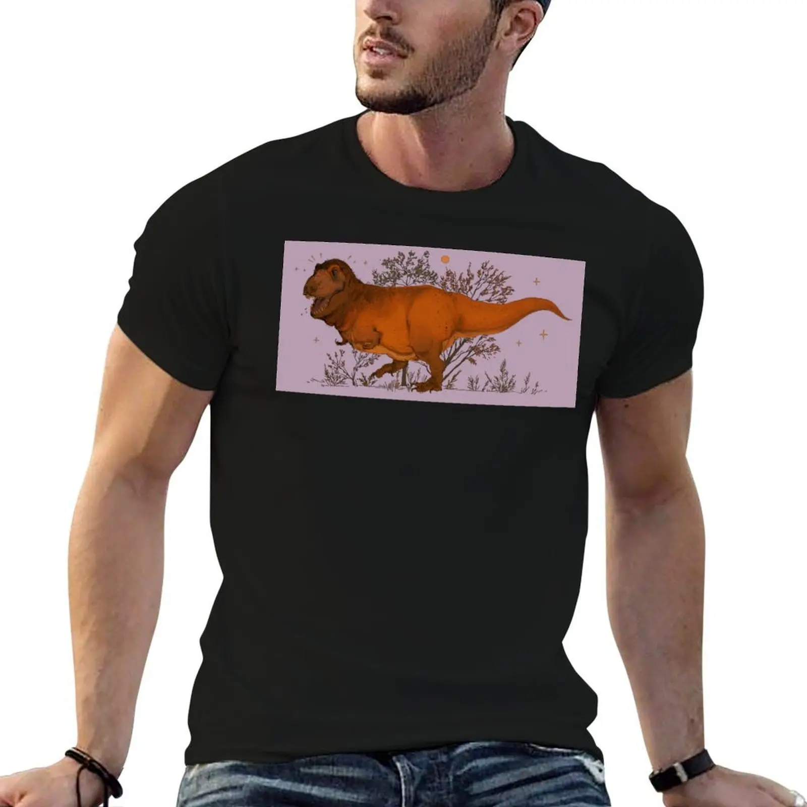 SUE the T-rex T-Shirt heavyweights anime t shirts tee shirts for men