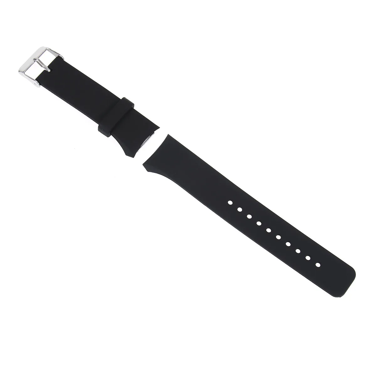 Sports Silicone Watch Band Thicken Replacement Strap R720 R730 Black Adjustable Comfortable Wrist Band