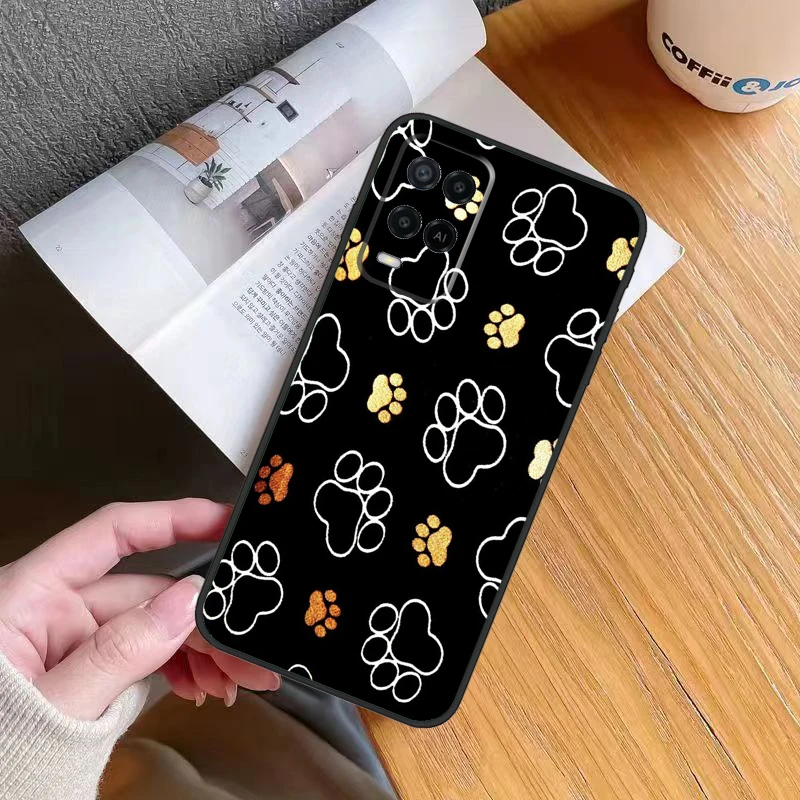 حافظة مطبوعة بألوان مائية لهاتف اوبو A80 A60 A40 A6 A5 Pro A15 A16 A17 A57 A94 A74 A54 A76 A96 A18 A38 A58 A78 A98 #6