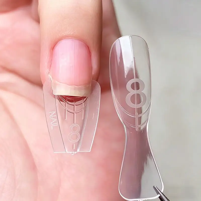 Fast Workmanship Original Sandwich 60Pcs Nail Dual Forms For Salon Quality Nails