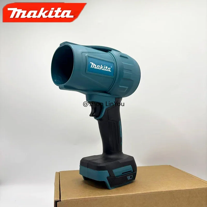 เครื่องเป่าลมแรงมาก Makita 30000RPM 18V เครื่องเป่าฝุ่นไฟฟ้า ความเร็วลมเทอร์โบ ชาร์จซ้ำได้ สำหรับทำความสะอาดรถยนต์ (เฉพาะตัวเครื่อง)
