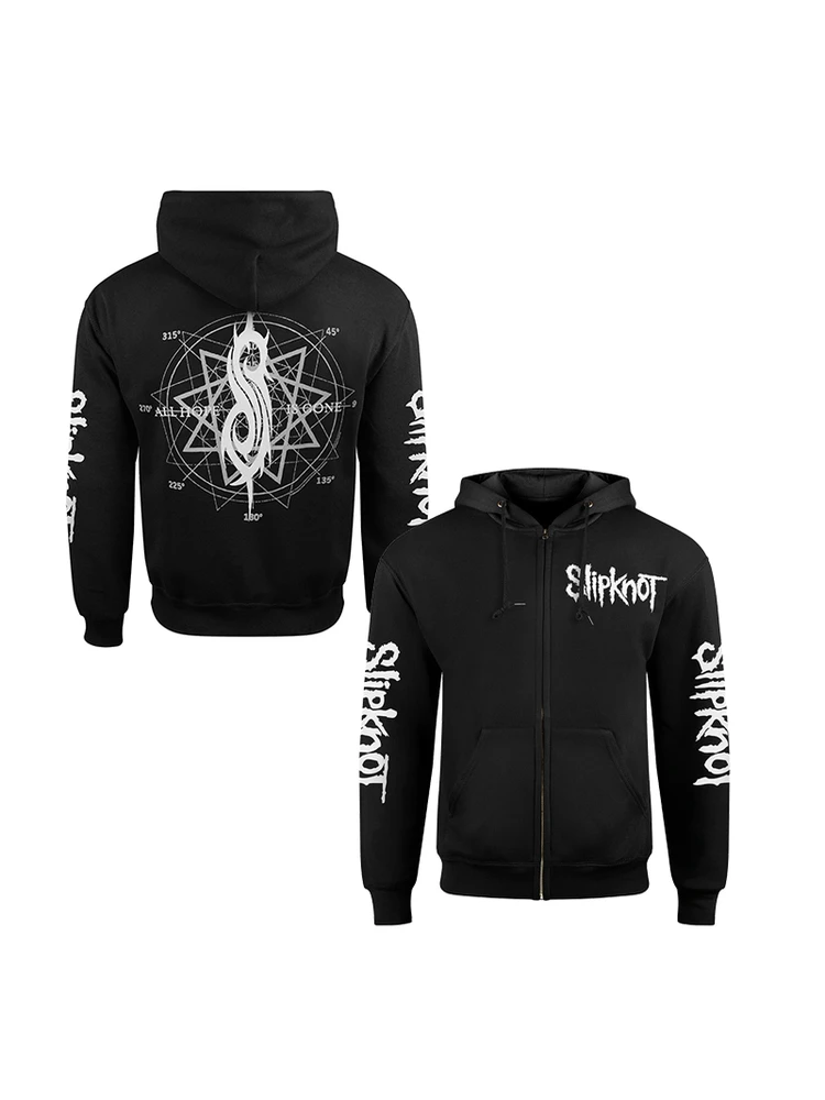 

Тяжелый металл Ro Band с капюшоном на молнии Jaet из чистого хлопка Молодежная мода Осень Зима Повседневная износостойкая легкая посадка толстовки...