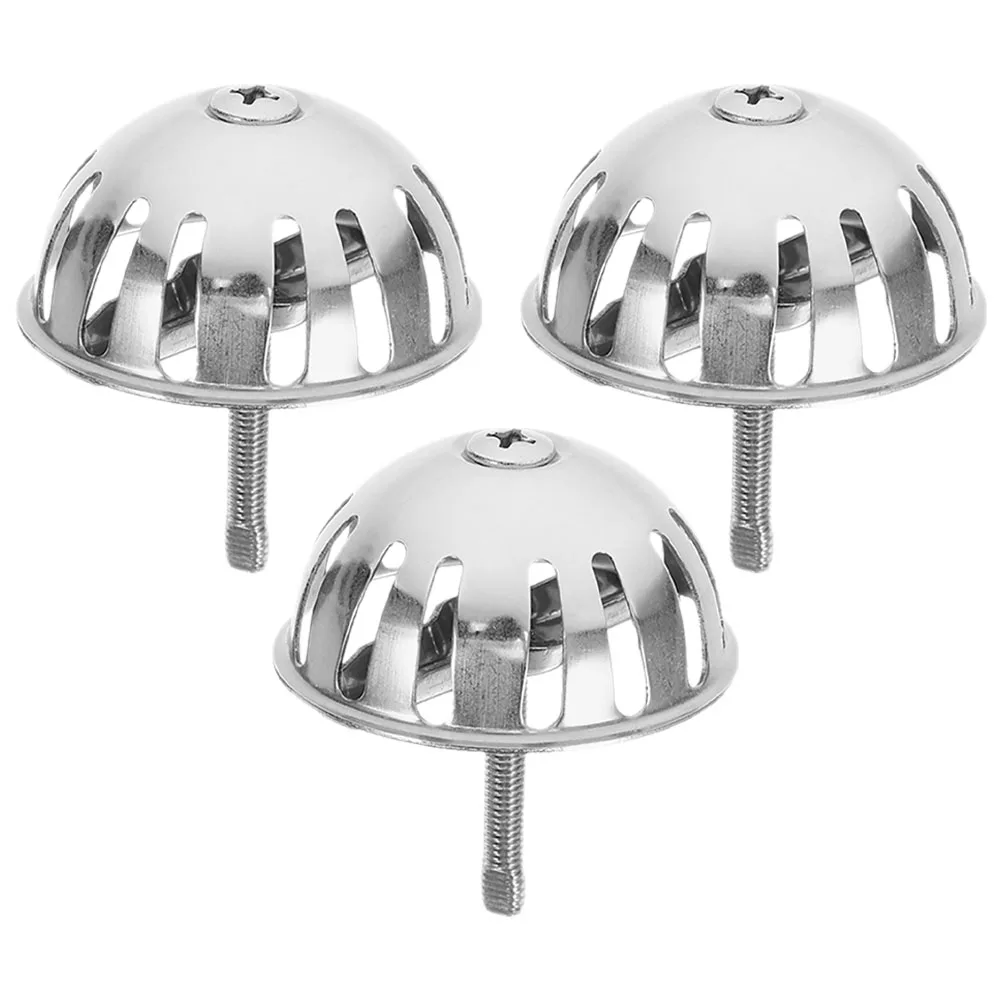 

3pcs Stainless Steel Urinal Cover Drain Stopper Filter Funnel for Bathroom Commercial Parts Clog Resistant Bathroom