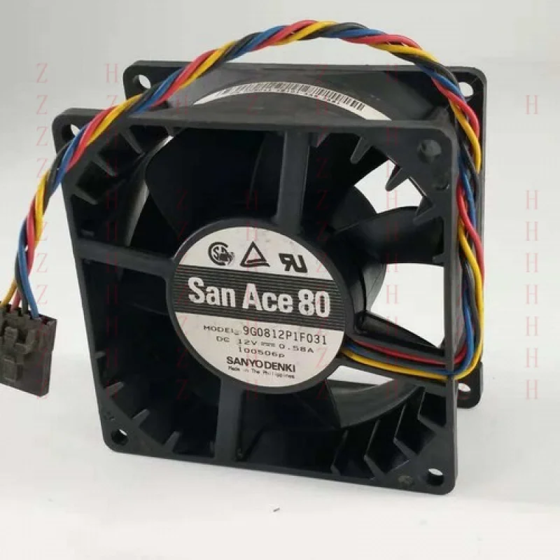 XXZ  for  Dell 8038 12V 0.58A 9G0812P1F031 4-pin temperature control large air volume fan