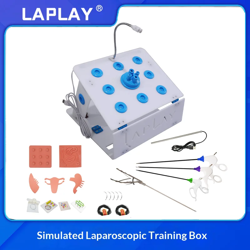 Laparoscopic surgery training box, suitable for teaching demonstrations and training use