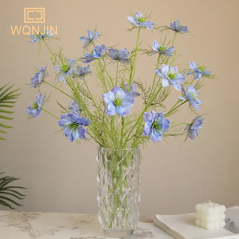 WQNJIN-Fausse fleur de Gesang en plastique, fausse fleur de simulation, décoration florale pour la maison et le mariage