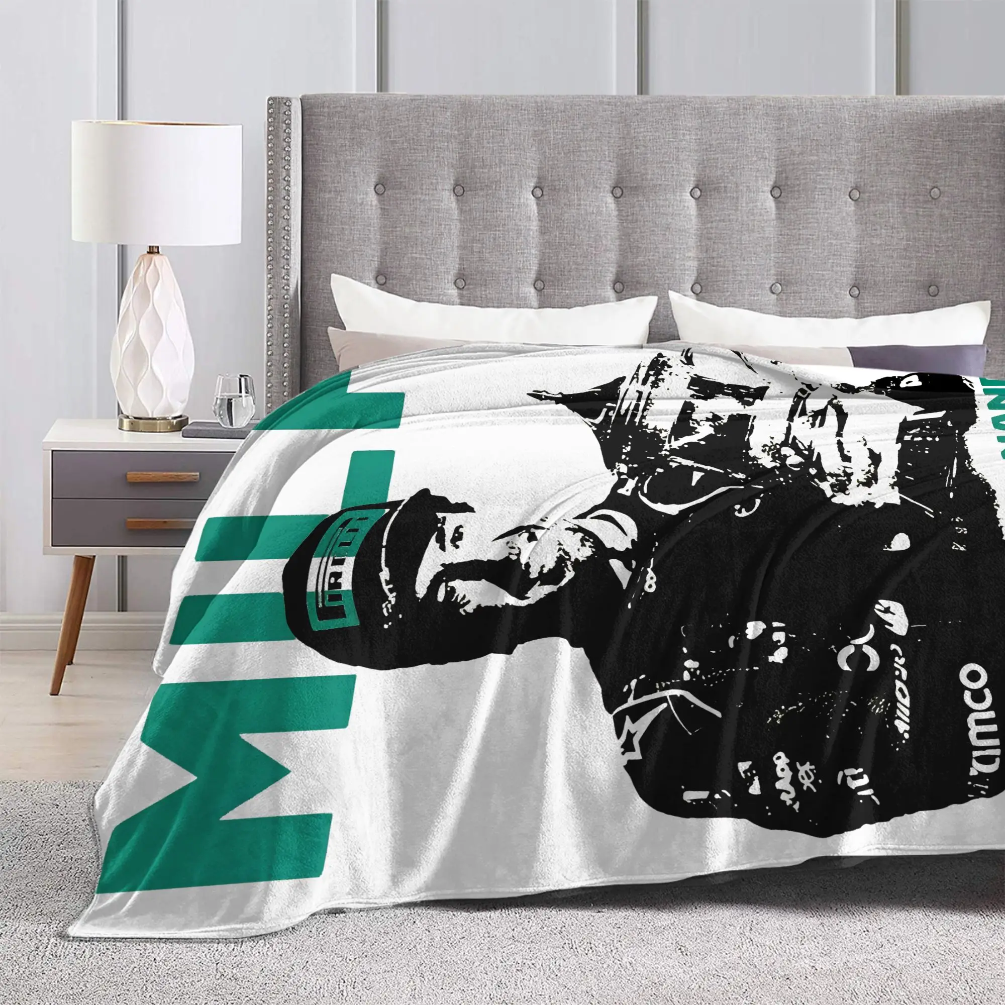 MILF رجل أحب فرناندوس ألونسوس البطانيات طائرة السفر الفانيلا رمي بطانية للأريكة كرسي لينة جودة مخصصة المفرش #3