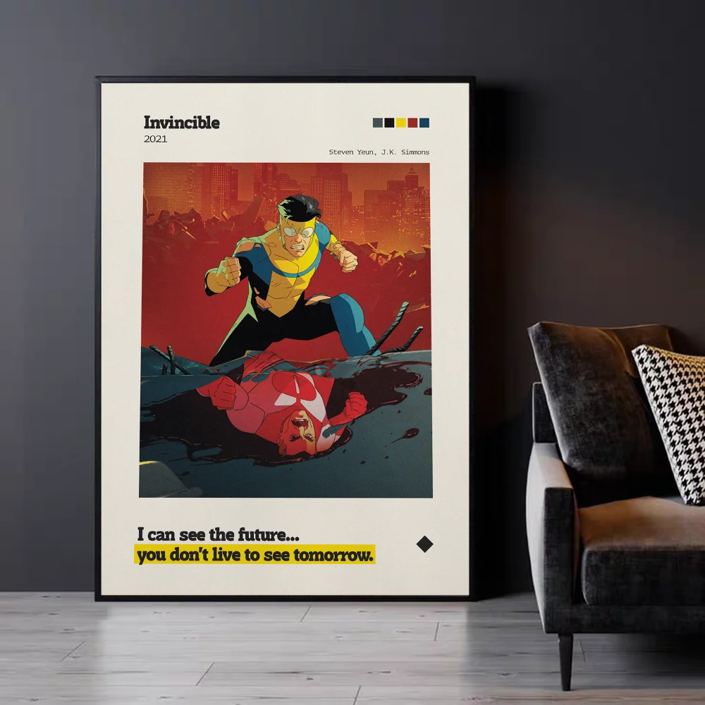 I-Invincible Good Quality Prints and Posters HD Quality Poster Wall Art Painting Study Home Decor