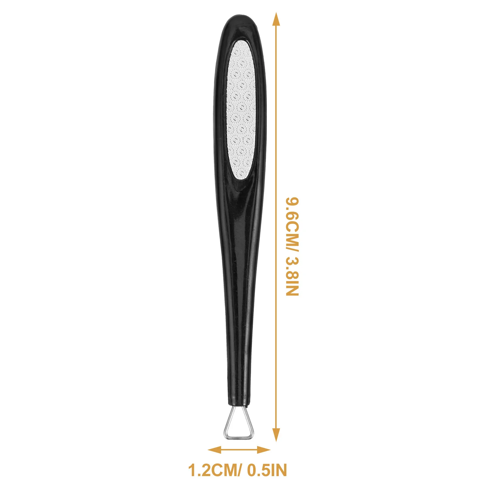 Strumento per la cura delle unghie con spingipelle per unghie in acciaio inossidabile, per rimuovere lo smalto gel, per unghie dei piedi, in metallo