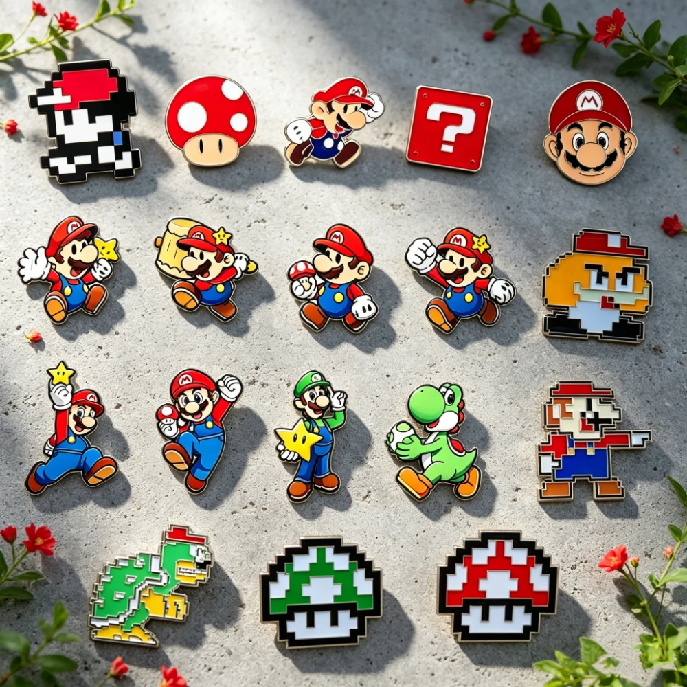 8/18 peças de broches de esmal - Art Craft Dinosaur avaliação e preço