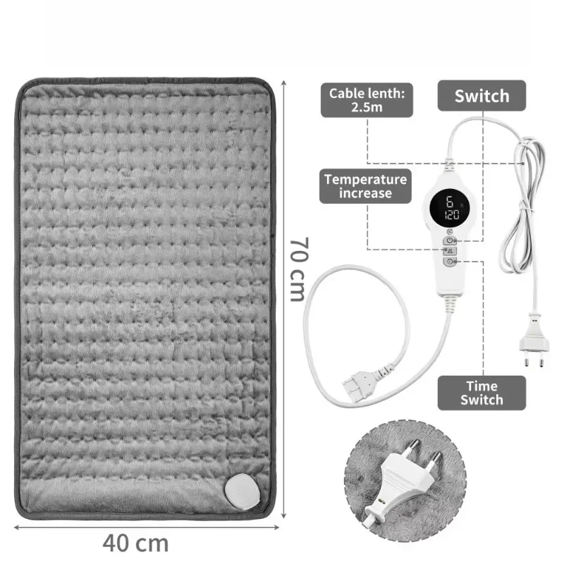 Household hot flannel automatically closes washable weighted heating pad