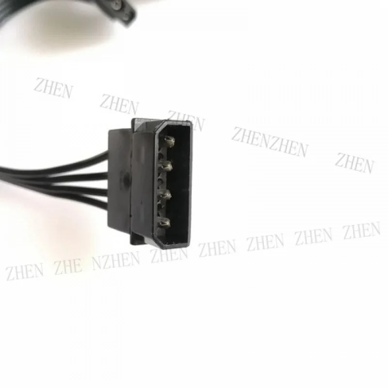 Y Y IDE Molex 4Pin Female to 6 Male Power Cable For Computer Fan DVD Hard Drive HDD